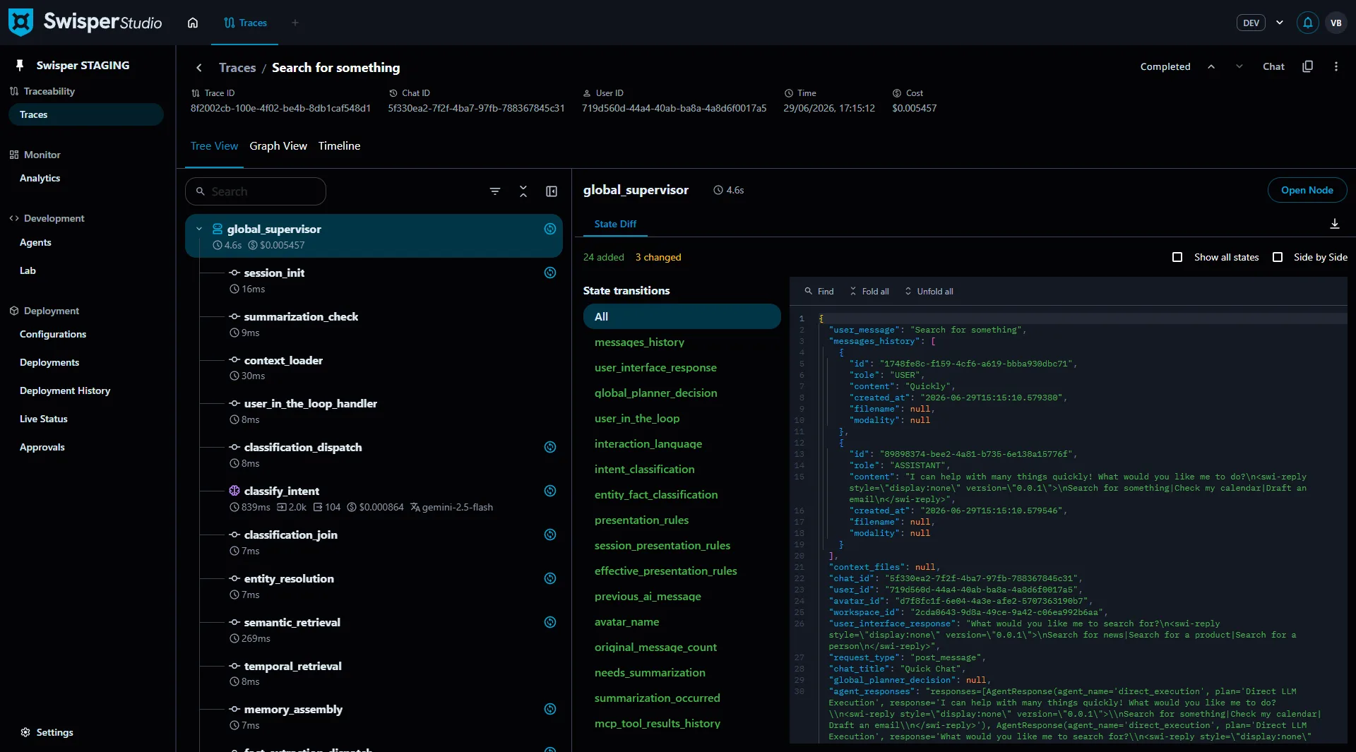 AI Agent Tracing & Control